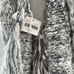 Gray and White infinity scarf 🧣